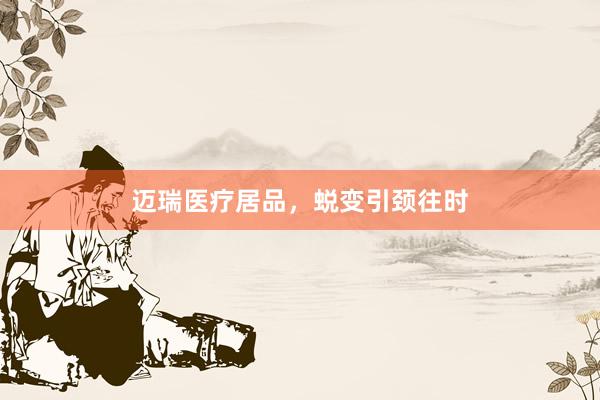 迈瑞医疗居品，蜕变引颈往时